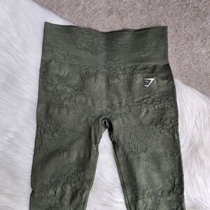 NWOT Gymshark Forest Green Camo Leggings